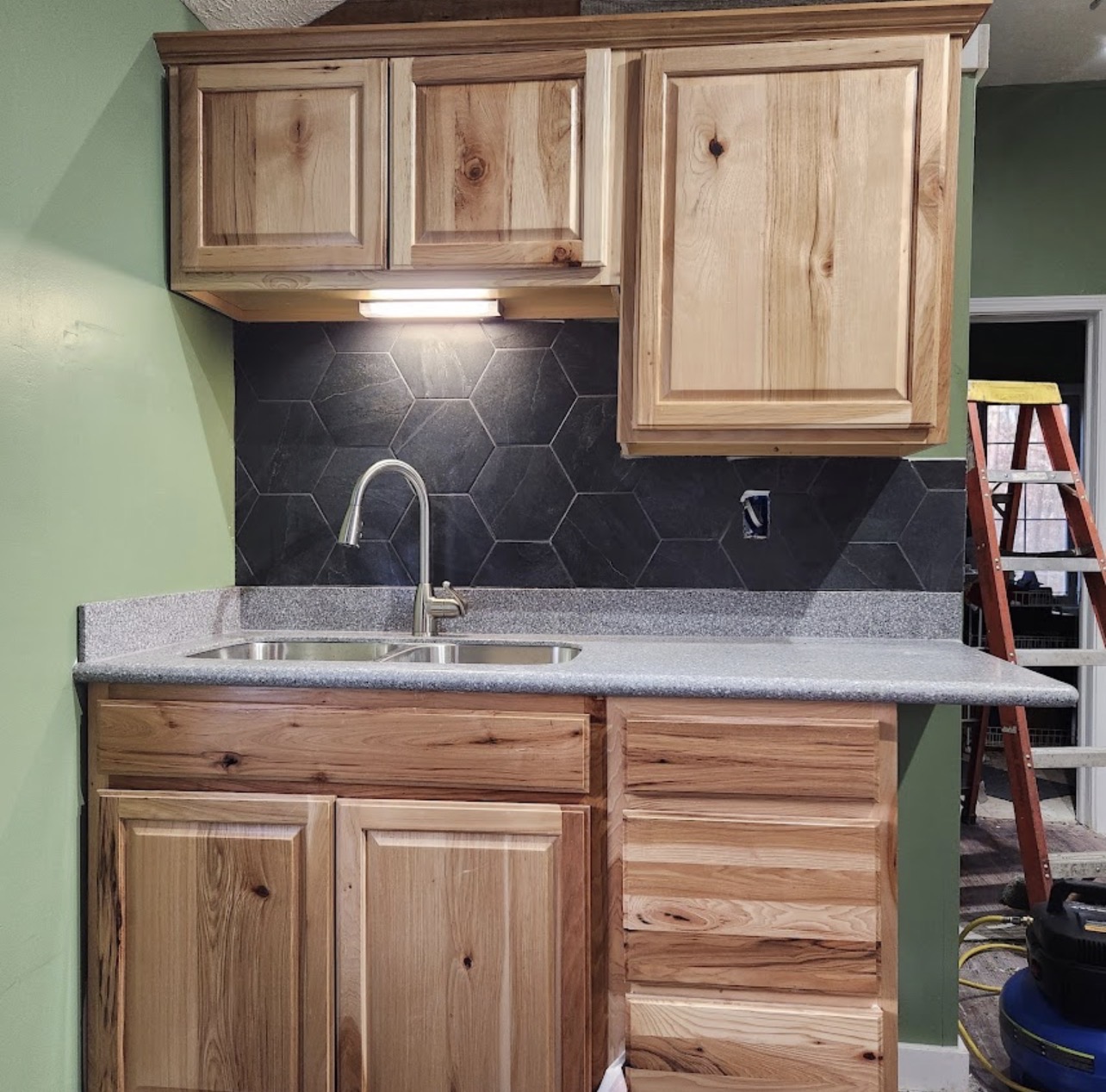 Hex Tile Backsplash